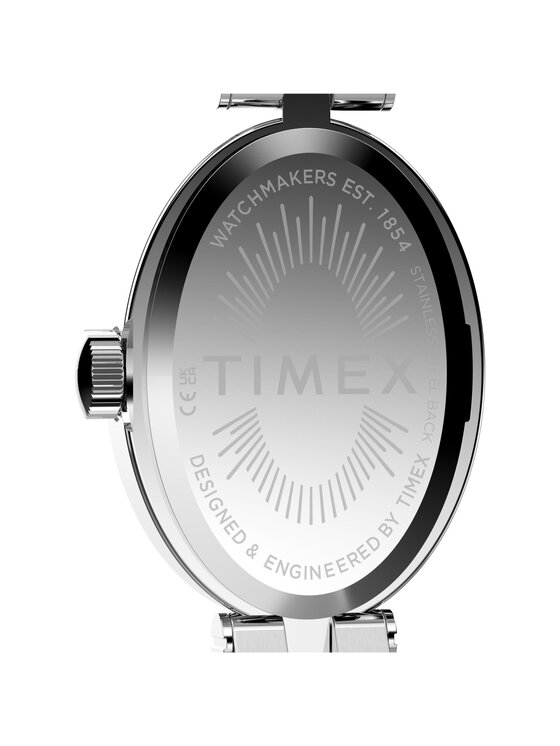 Timex Timex Zegarek TW2Y90000 Srebrny