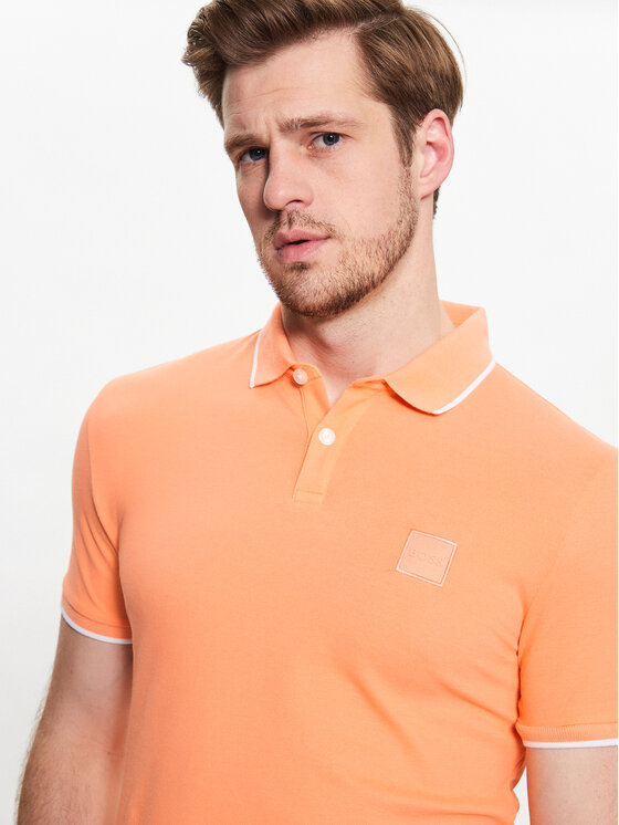 Polo 50472665 Arancione Slim Fit