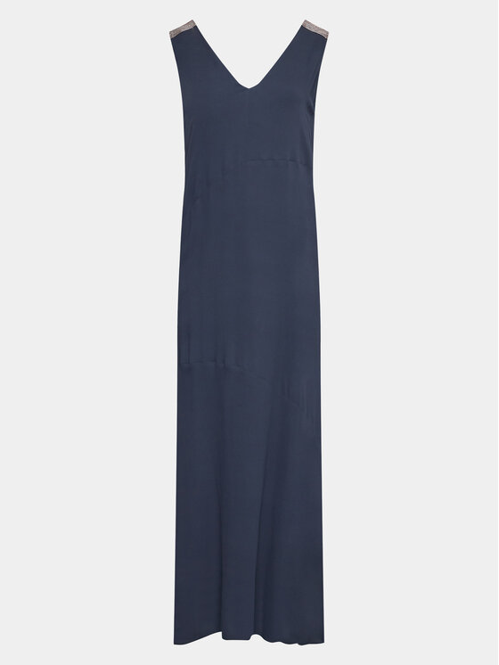 Fabiana Filippi Fabiana Filippi Rochie de vară ABD273W223 Bleumarin Regular Fit