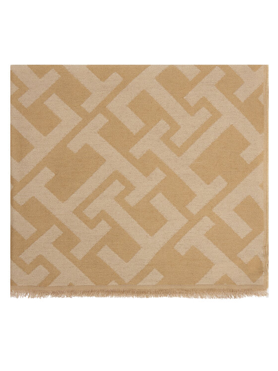 Tommy Hilfiger Tommy Hilfiger Scialle Th Monogram Heavy Scarf AW0AW18051 Beige