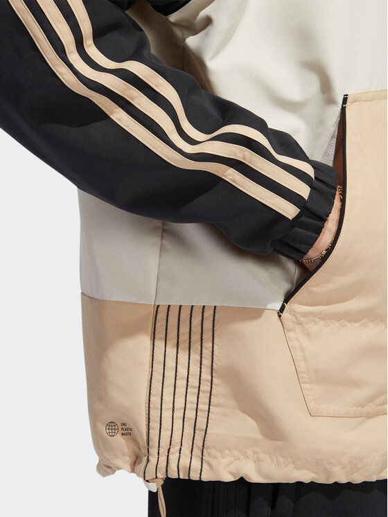 adidas adidas Kurtka anorak Woven Sst HI2998 Beżowy Loose Fit