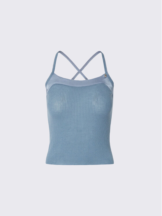 Liu Jo Liu Jo Top CF6026MA77QX0805 Azzurro chiaro Regular Fit