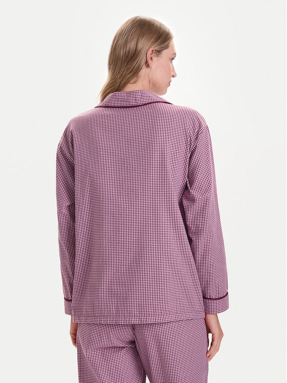 United Colors Of Benetton United Colors Of Benetton Πουκάμισο πιτζάμας 4MYG3M00D Μπορντό Regular Fit