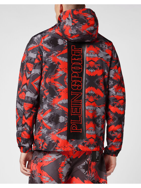 Plein Sport Plein Sport Giacca a vento 7339 Arancione Regular Fit