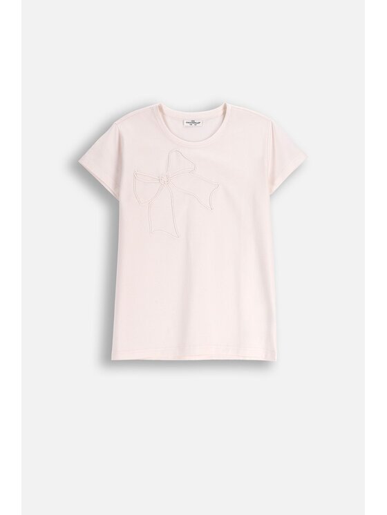 Coccodrillo Coccodrillo T-Shirt ZC5143204FGJ-003 Écru Regular Fit