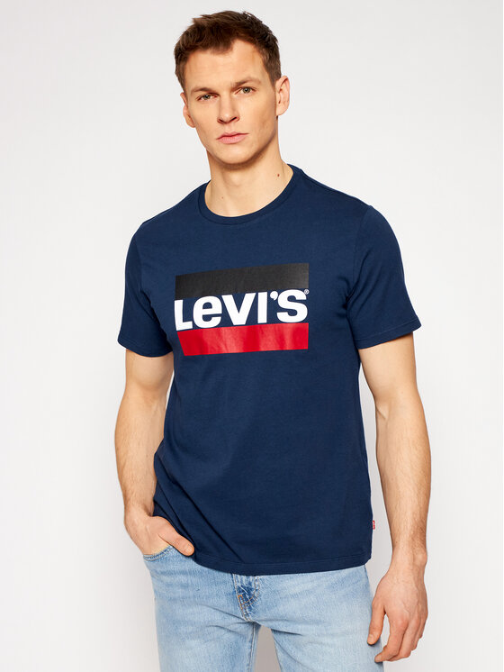 Levi's® Majica Sportswear Graphic Tee 39636-0003 Mornarsko Modra Regular Fit