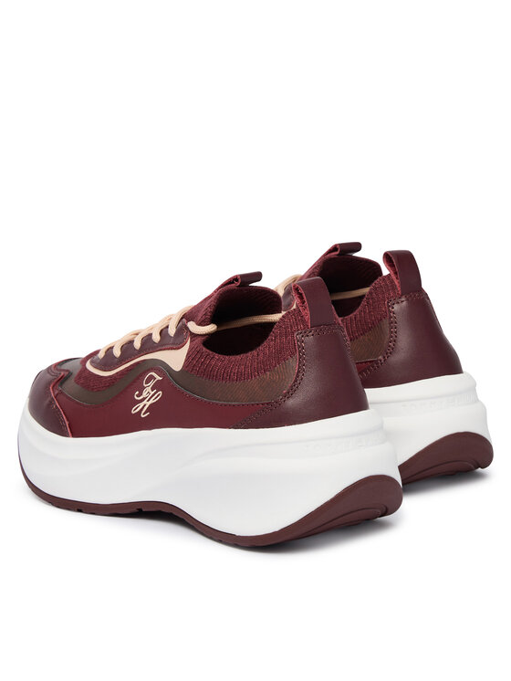 Tommy Hilfiger Tommy Hilfiger Sneakers TH Wave Runner FW0FW09484 Dunkelrot