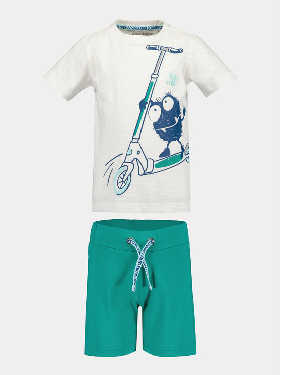 Completo T-shirt e pantaloncini Blue Seven
