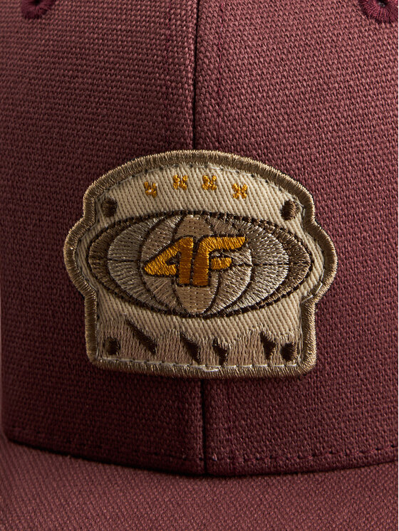 4F 4F Czapka z daszkiem PLAYER Bordowy