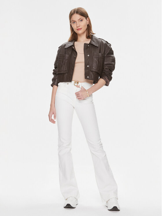 PINKO Pinko Πουλόβερ Tritone Maglia . 102017 A1KW Μπεζ Slim Fit