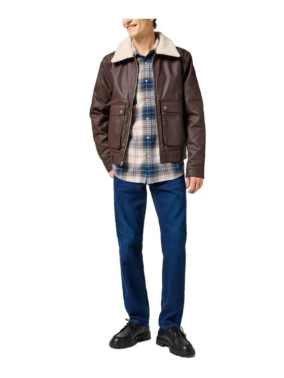 Wrangler Wrangler Jeansy 112357414 Granatowy Straight Fit