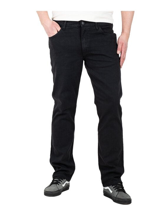 Wrangler Wrangler Jeansy 112362309 Czarny Straight Fit