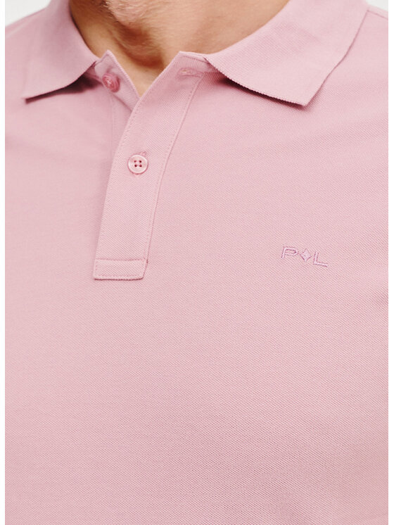 Pako Lorente Pako Lorente Polo P25SF-TX-003 Różowy Classic Fit
