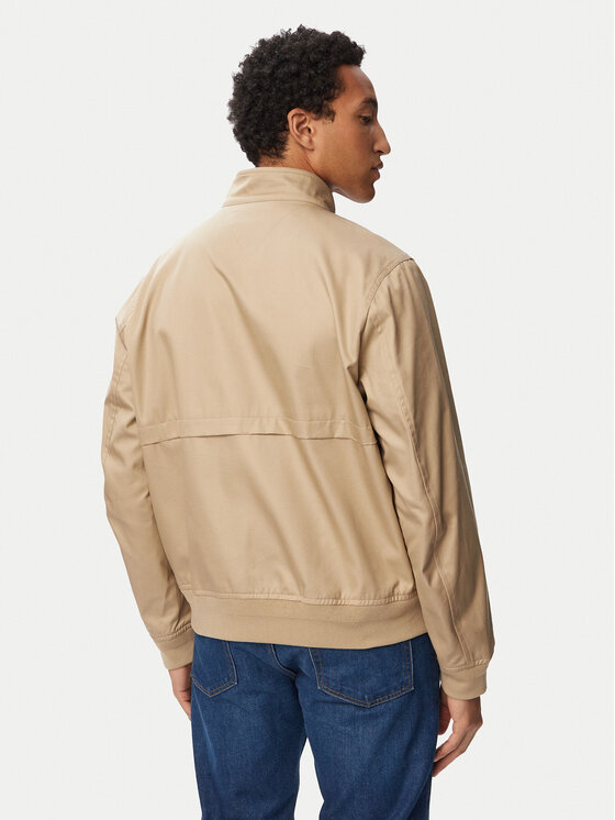 Tommy Hilfiger Tommy Hilfiger Pārejas jaka Classic Harrington MW0MW43468 Bēšs Regular Fit
