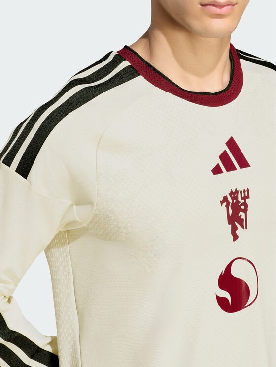 adidas adidas Koszulka techniczna 172087 Beżowy Slim Fit