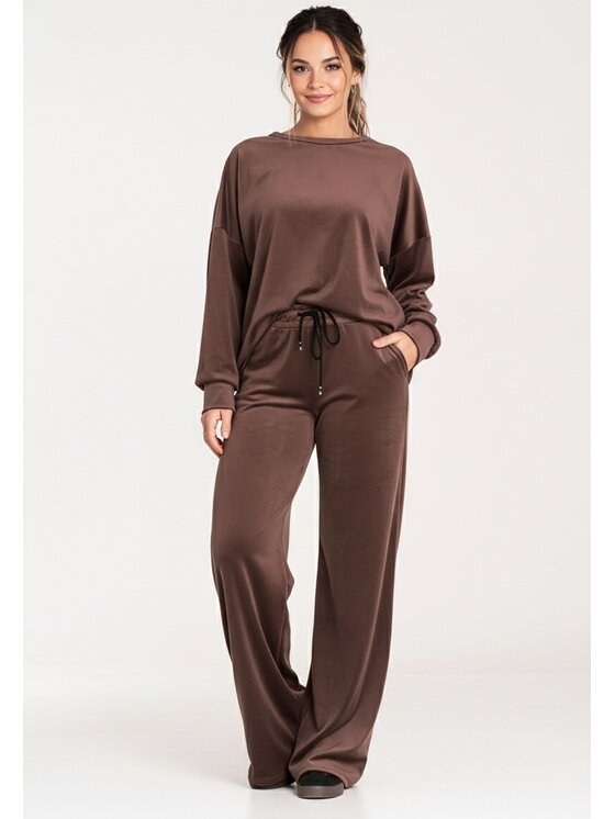 FIGL FIGL Φόρμα M1284 Καφέ Regular Fit