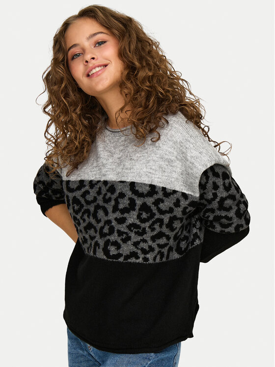 ONLY ONLY Pulover Jade 15294969 Siva Regular Fit