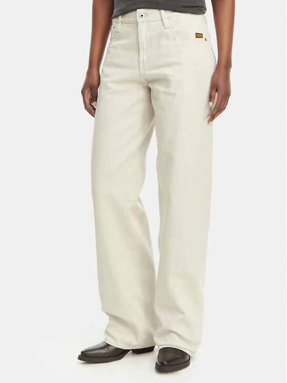 G-Star Raw G-Star Raw Jeans hlače Contor Barrel D27745-E361 Svetlo bež Relaxed Fit