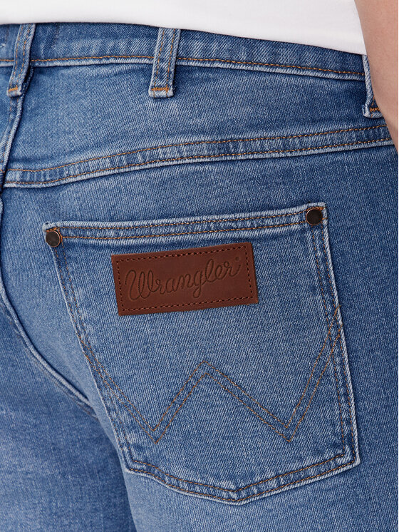 Wrangler Wrangler Jeansy Greensboro 112350836 Niebieski Straight Fit