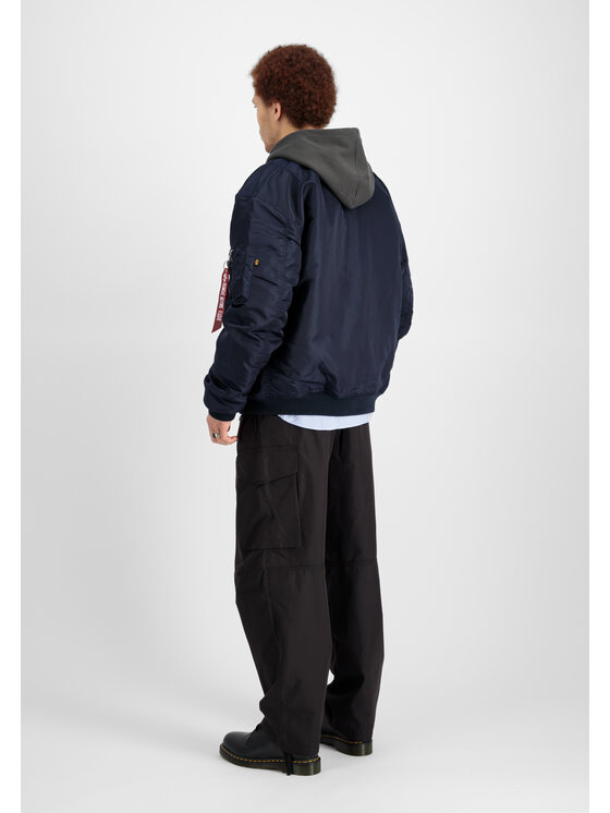 Alpha Industries Alpha Industries Kurtka bomber MA-1 CS Bomber Jacket Granatowy Loose Fit