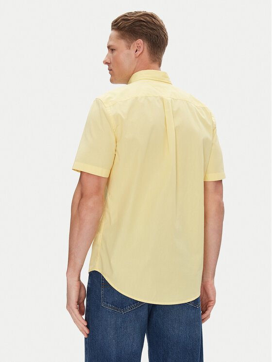 Tommy Hilfiger Tommy Hilfiger Πουκάμισο MW0MW37584 Κίτρινο Regular Fit