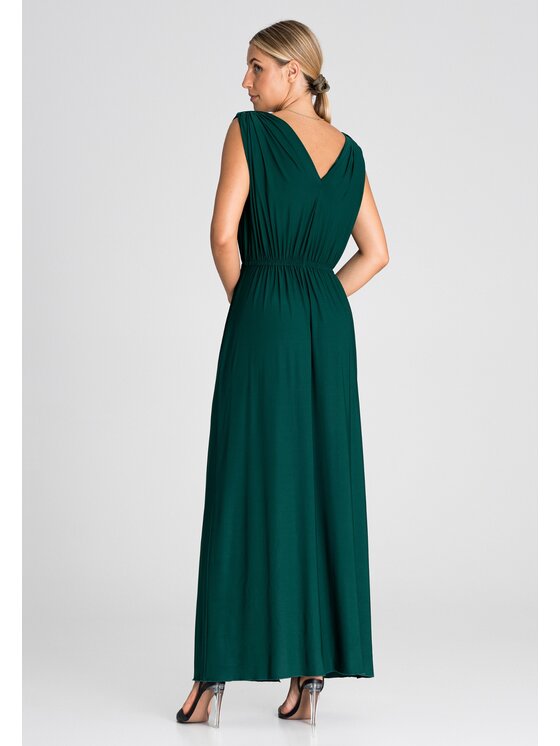 FIGL FIGLFIGL Vestito M947 Verde Regular Fit