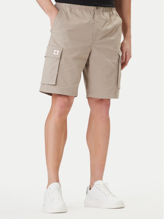 Calvin Klein Jeans Calvin Klein Jeans Riidest šortsid LV04RB618G Pruun Regular Fit