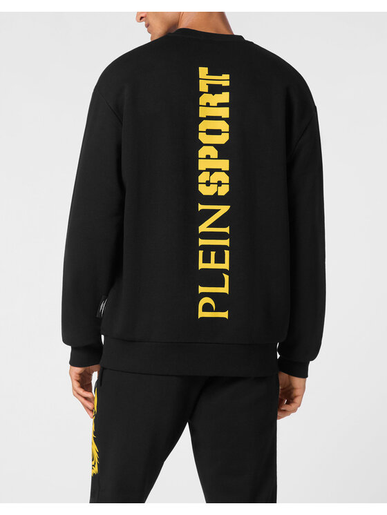 Plein Sport Plein Sport Longsleeve 14283 Czarny Regular Fit