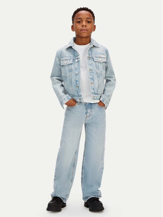 Calvin Klein Jeans Calvin Klein Jeans Traper jakna LVCKSJD02B Plava Regular Fit