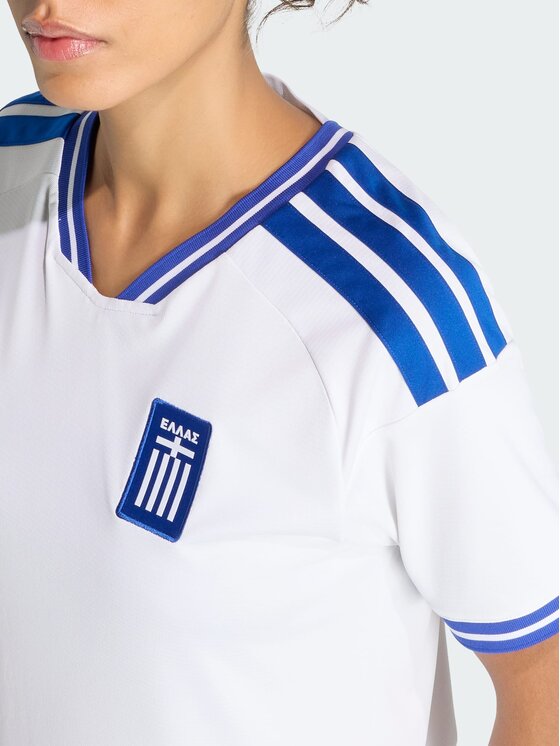 adidas adidas Koszulka techniczna Greece 26 Home Jersey Biały Regular Fit