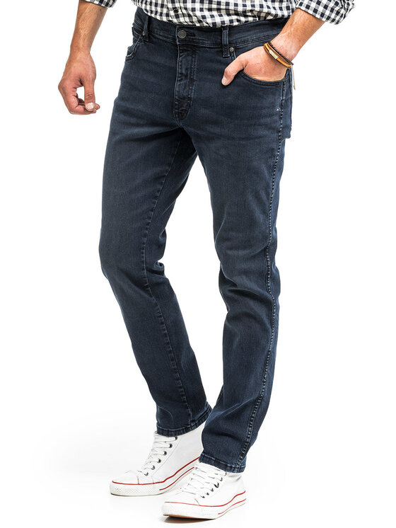 Wrangler Wrangler Jeansy TEXAS TAPER Niebieski Slim Fit
