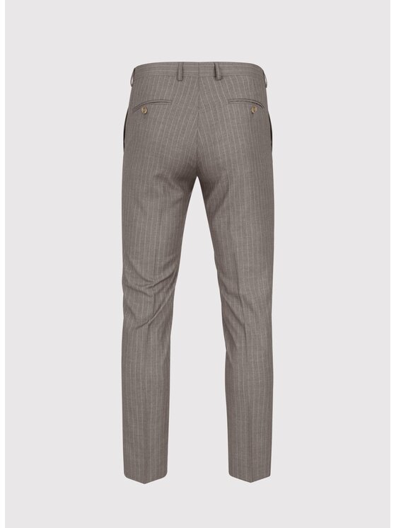 Pako Lorente Pako Lorente Spodnie garniturowe P24WF-6G-004 Beżowy Slim Fit