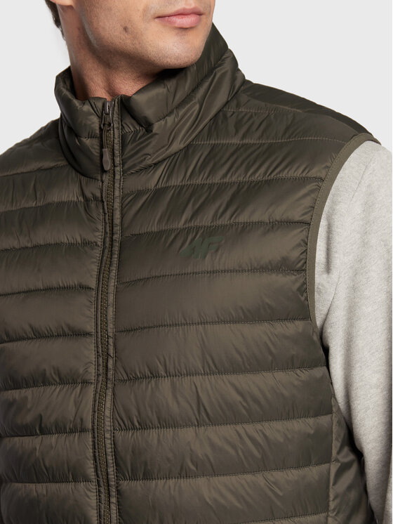 4F 4F Mellény H4Z22-KUMP001 Khaki Regular Fit