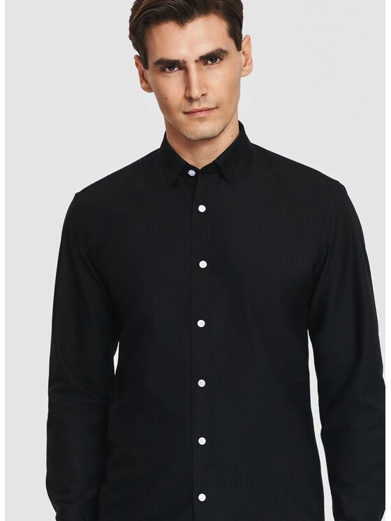 Pako Lorente Pako Lorente Koszula P26SN-1X-020 Czarny Slim Fit
