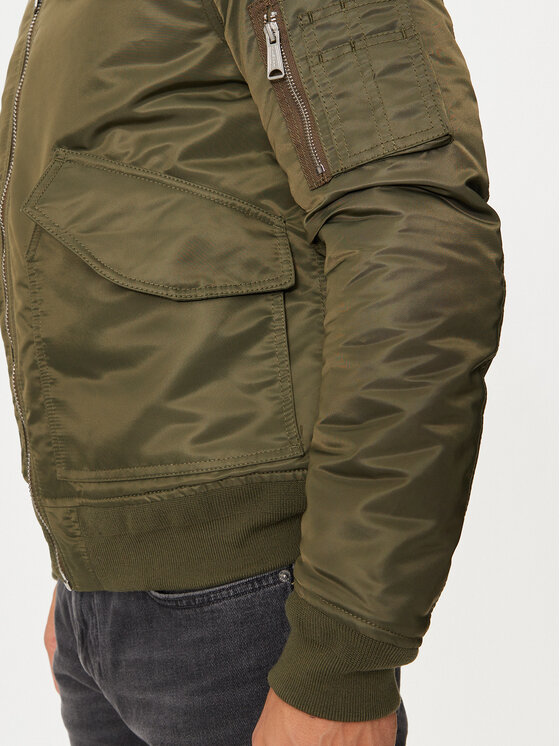 SCHOTT N.Y.C. SCHOTT N.Y.C. Μπόμπερ μπουφάν 210100RS Πράσινο Regular Fit