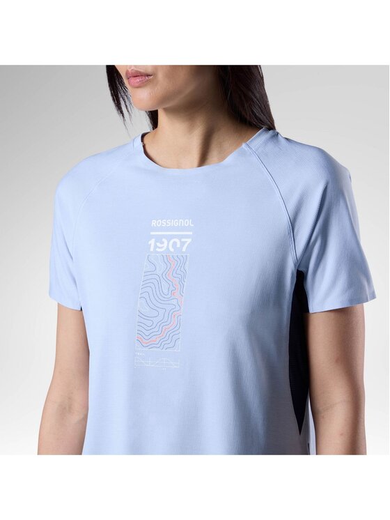 Rossignol Rossignol Tank top W Sapa Ultra Tee Niebieski jasny Regular Fit