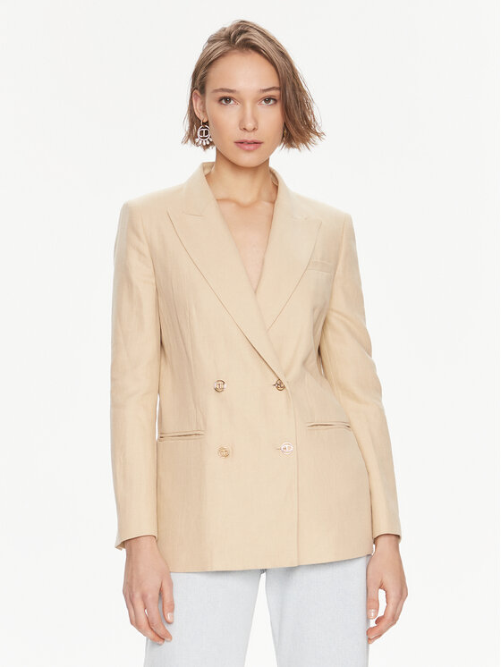 TWINSET TWINSET Sacou 241TP2560 Bej Regular Fit
