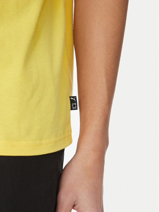 Puma Puma T-shirt Dylan's World 630257 Žuta Regular Fit