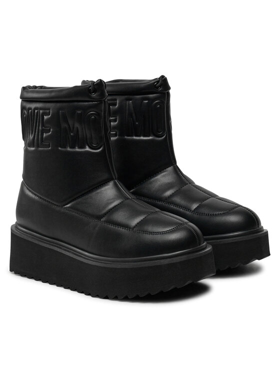 LOVE MOSCHINO LOVE MOSCHINO Botki JA24266I0LIE0000 Czarny