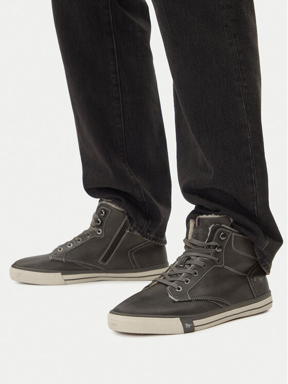 Mustang Mustang Schnürschuhe 4072-602 Grau