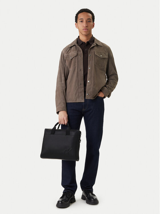 Calvin Klein Geantă pentru laptop Bold Ck Commuter LV04D3312G Negru