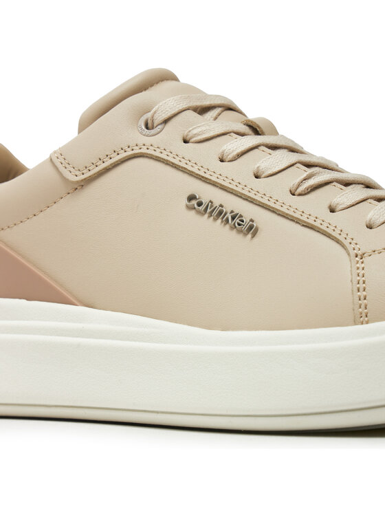 Calvin Klein Calvin Klein Tossud Low Top Lace Up W/ Stripe HM0HM01494 Beež