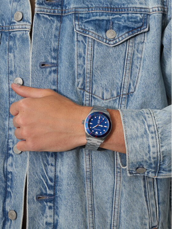 Nautica Nautica Pulkstenis NAPFWS221 Sudraba