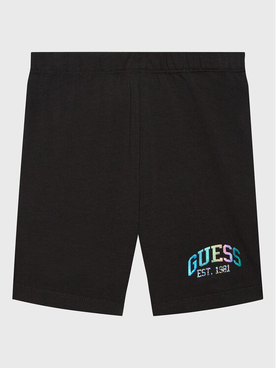 Pantaloncini sportivi K3RD02 J1311 Nero Slim Fit