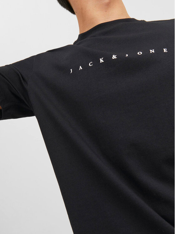 Jack&Jones Jack&Jones T-shirt Star 12234746 Crna Relaxed Fit