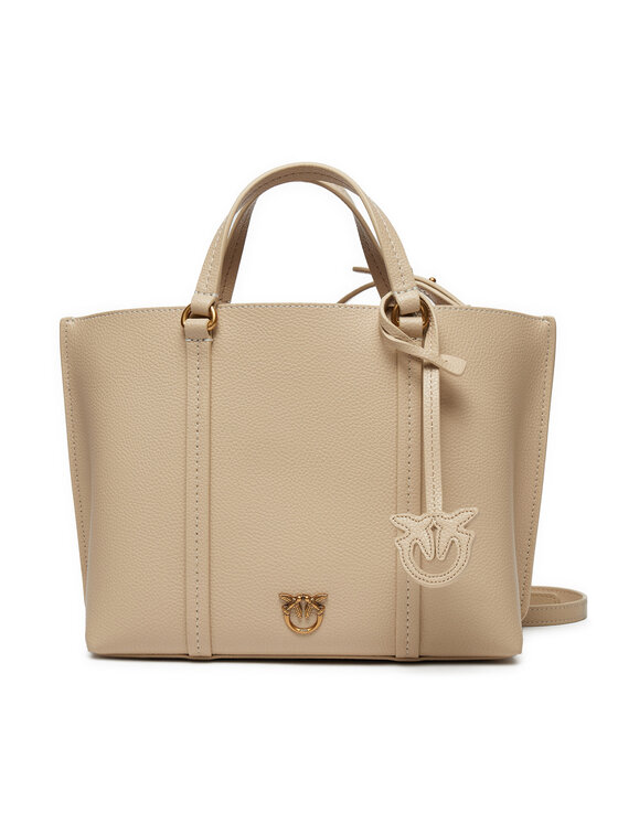 PINKO Pinko Borsetta Carrie Shopper Classic AI 24-25 PLTT 102833 A1LF Beige