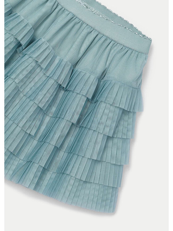 Mayoral Mayoral gonna di tulle 4902 Verde Regular Fit