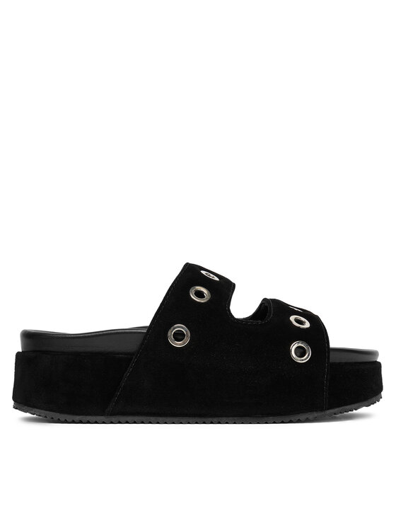Inuikii Inuikii Παντόφλες Suede Studs 70103-153 Μαύρο