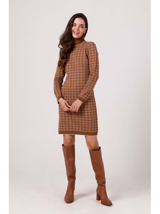BeWear BeWear Sveter BK103 Oranžová Comfortable Fit