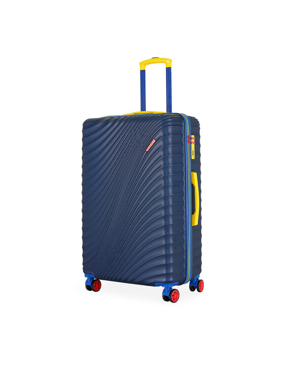 Semi Line Semi Line Valigia grande T5937-3 Blu scuro